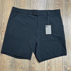 G/FORE Maverick 4 Way Stretch Golf Shorts Onyx Black Mens Size 38 NWT